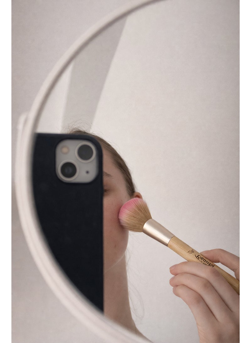 Rossmann We Love Nature Makeup Buffer Brush with FSC Bamboo Handle – Vegan & Eco-Friendly - Image 3